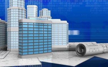  kentsel sahne ile genel bina