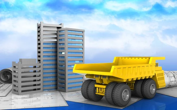 Şehir binalar inşaat