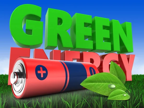 arka plan üzerinde pil gösterimi