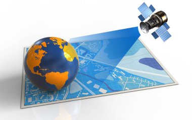 mavi harita gösterimi 