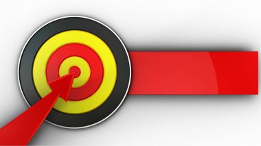 Hedef arka plan üzerinde gösterimi