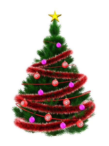 Illustrazione dell'albero di Natale — Foto Stock