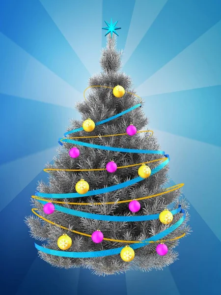 Illustration des Weihnachtsbaums — Stockfoto