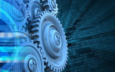 illüstrasyon mavi vites