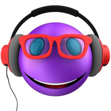 arka plan üzerinde ifade gülümseme