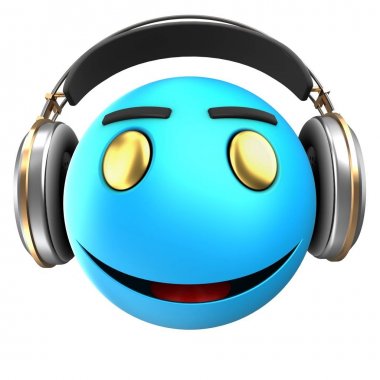 arka plan üzerinde ifade gülümseme