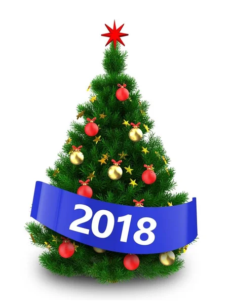 Illustration of  Christmas tree — Stock Photo, Image