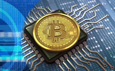 bitcoin arka plan üzerinde gösterimi 