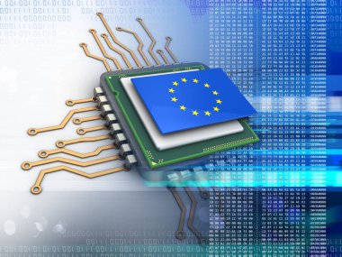 Altın bilgisayar çizimi 