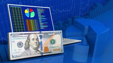 bilgisayar arka plan üzerinde gösterimi 