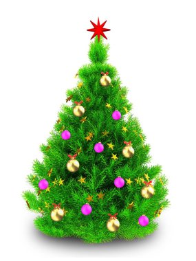 Noel ağacı arka plan üzerinde