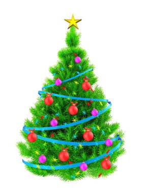 Noel ağacı arka plan üzerinde