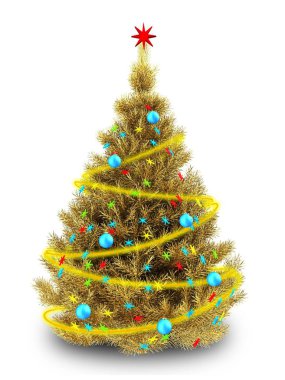 Noel ağacı arka plan üzerinde