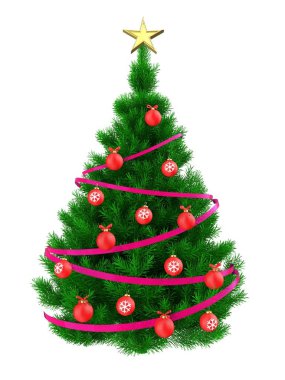 Noel ağacı arka plan üzerinde