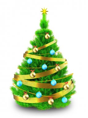 Noel ağacı arka plan üzerinde