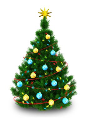 Noel ağacı arka plan üzerinde