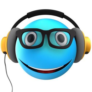 arka plan üzerinde ifade gülümseme