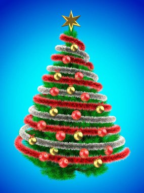 Noel ağacı arka plan üzerinde