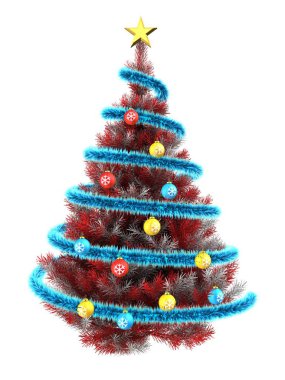 Noel ağacı arka plan üzerinde