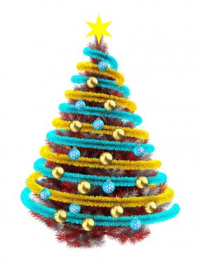 Noel ağacı arka plan üzerinde