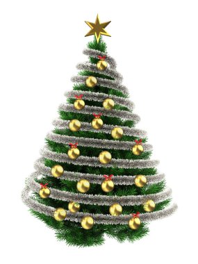 Noel ağacı arka plan üzerinde