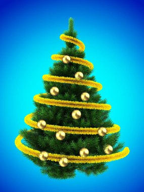 Noel ağacı arka plan üzerinde