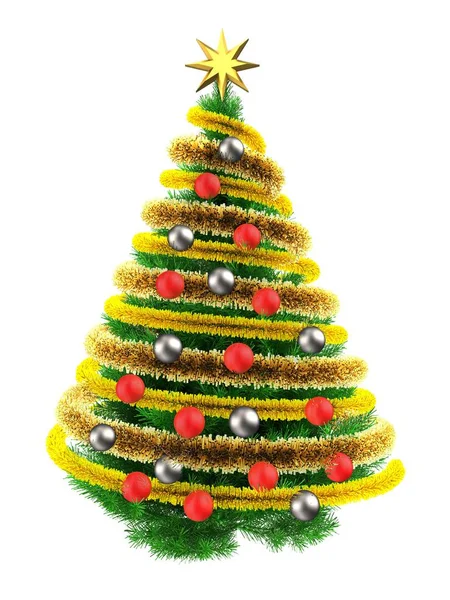 Kerstboom op achtergrond — Stockfoto