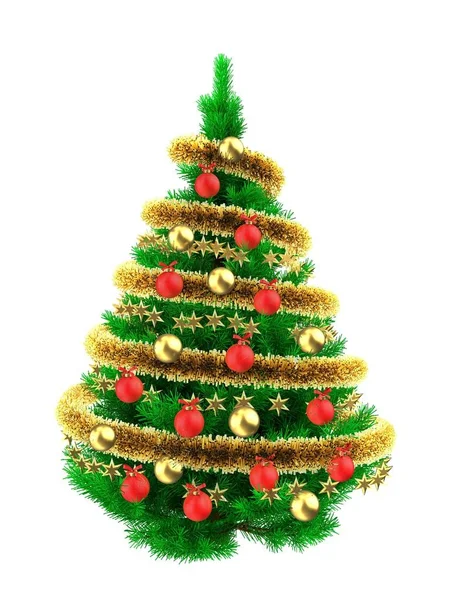 Рождественская елка на фоне — стоковое фото