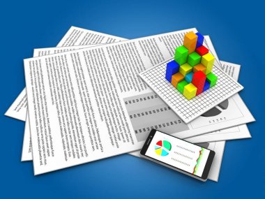  belgeleri arka plan üzerinde gösterimi