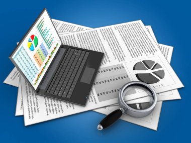  belgeleri arka plan üzerinde gösterimi