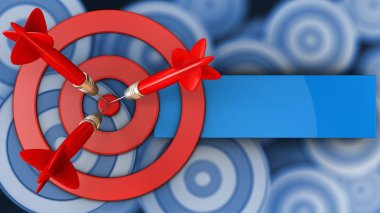 Hedef arka plan üzerinde gösterimi