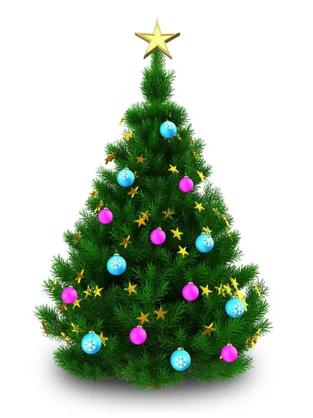 Illustrazione dell'albero di Natale — Foto Stock