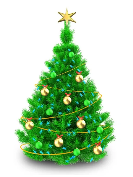 Illustration of  Christmas tree — Stock Photo, Image