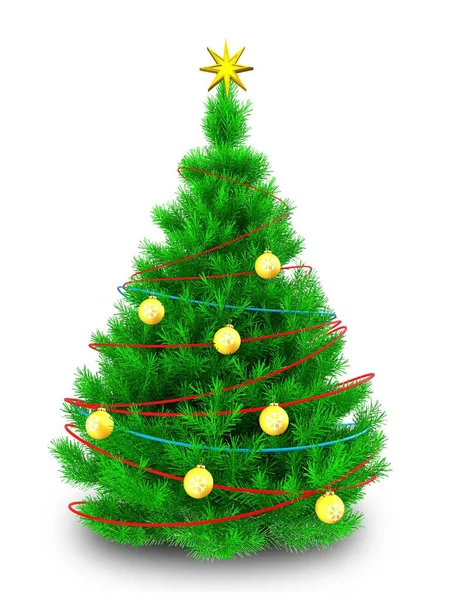 Illustration of  Christmas tree — Stock Photo, Image