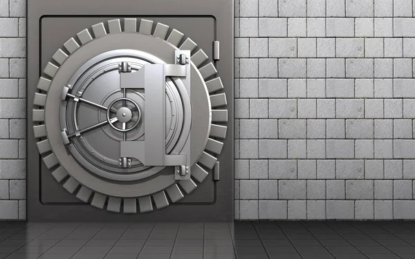 Illustration of metal safe — Stock Photo, Image