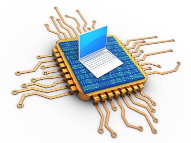 Altın bilgisayar çizimi