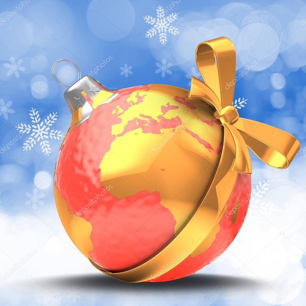  illustration of  Christmas ball 