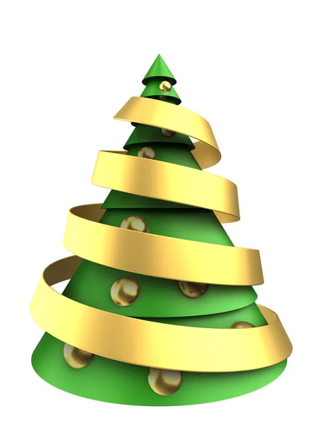 Illustration of Christmas tree — Stock Photo, Image