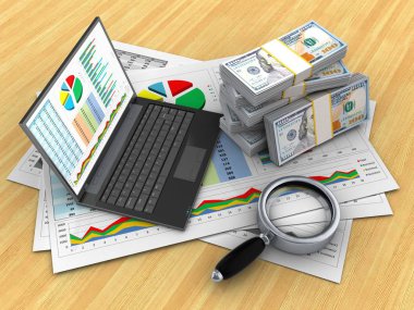 illüstrasyon iş belgelerinin