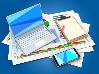 illüstrasyon iş belgelerinin