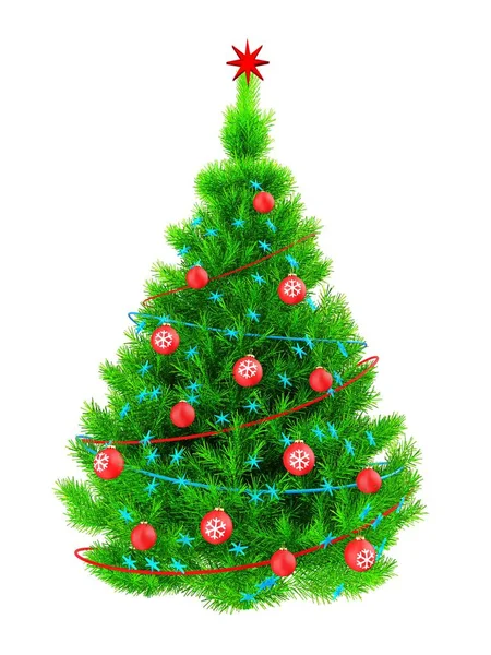 Ilustración del árbol de Navidad — Foto de Stock