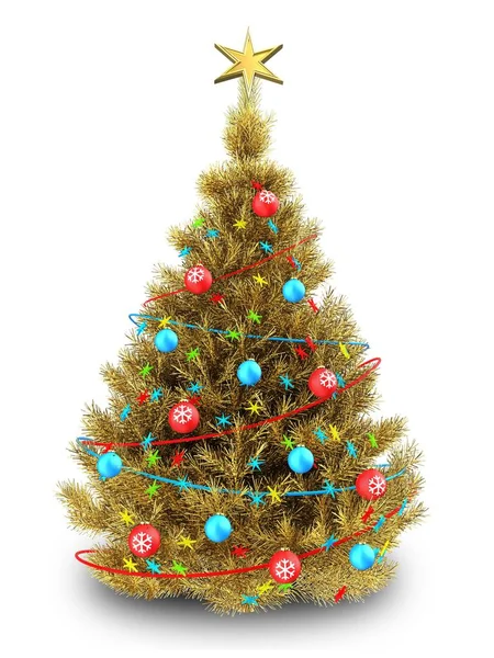 Illustratie van de kerstboom — Stockfoto