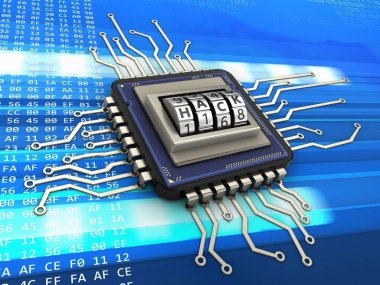 bilgisayar arka plan üzerinde gösterimi