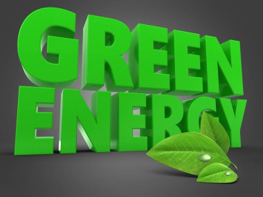 enerji arka plan üzerinde gösterimi