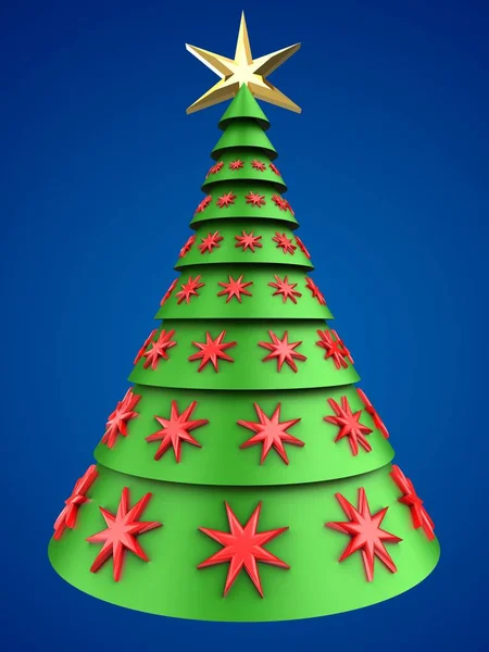 Illustrazione dell'albero di Natale — Foto Stock