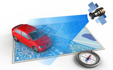 mavi harita gösterimi