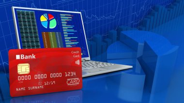 bilgisayar arka plan üzerinde gösterimi