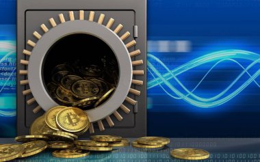  metal güvenli illüstrasyon 