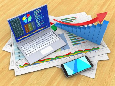 illüstrasyon iş belgelerinin