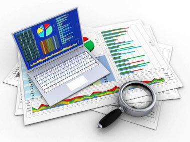 illüstrasyon iş belgelerinin